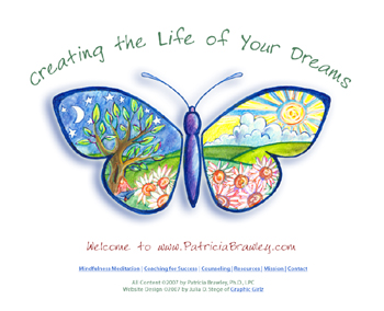 Patricia Brawley Logo & Website Design